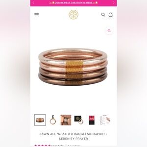Budhagirl all weather bangles